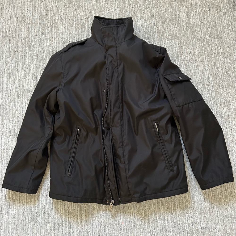 Marc New York Black Military-Inspired Field Jacket